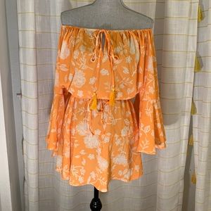 Off the Shoulder Mini Dress